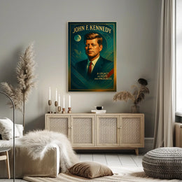 Patriotic Legacy Poster: Hope, Progress, and Leadership