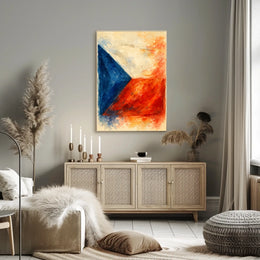 Abstract National Colors Abstract Poster