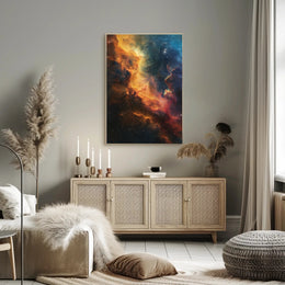 Ethereal Cosmic Nebula Photorealistic Space or Astronomy Poster PosterGoat
