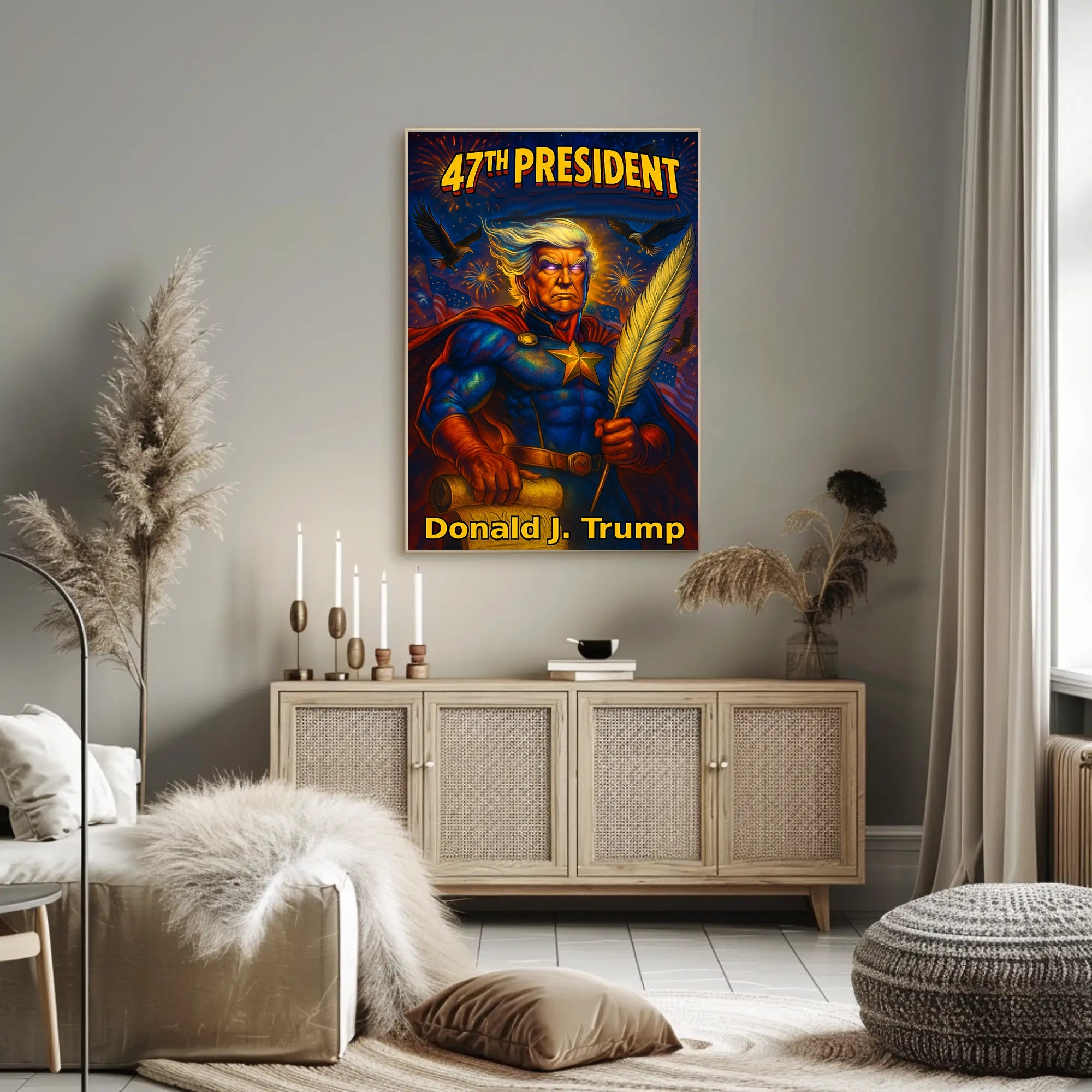 Donald Trump 47th President The Presidential Chronicles Poster PosterGoat