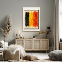 Abstract Belgian Flag Abstract Poster