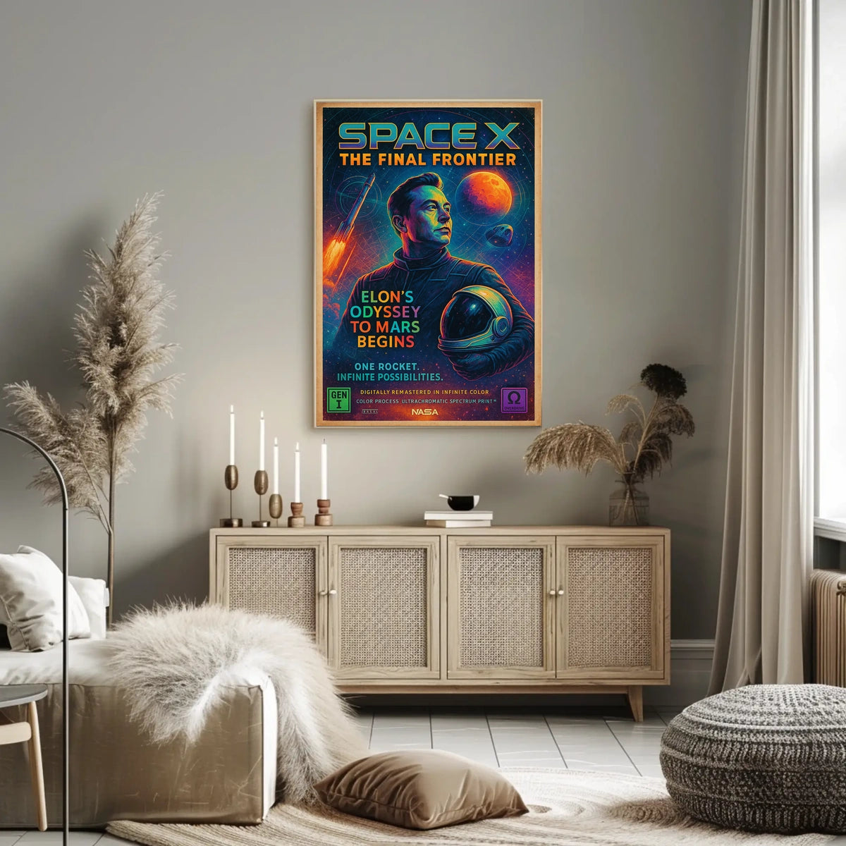 Spacex The Final Frontier Poster
