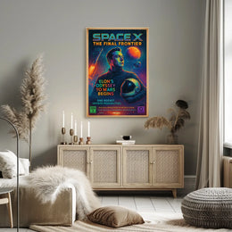 Spacex The Final Frontier Poster