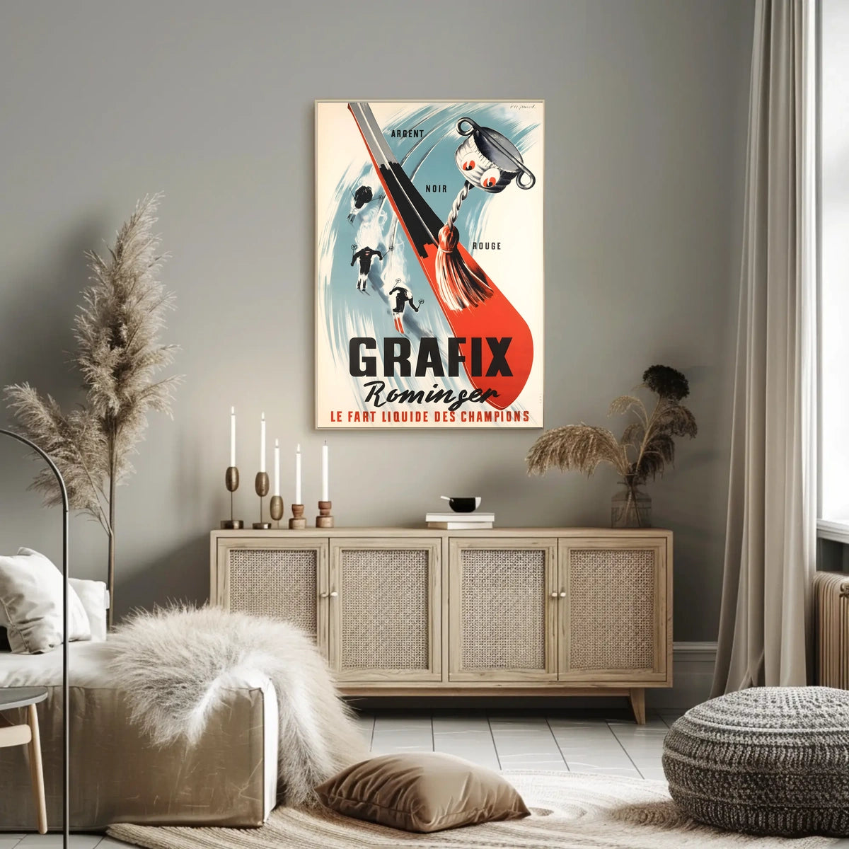Grafix Le Fart Liquide Des Champions Poster