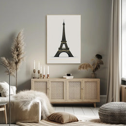 Eiffel Tower Illustration Poster