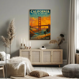 California Land Of Dreams Poster