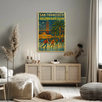 San Francisco Golden Gate Glow Poster