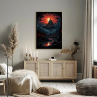 Enchanted Castle At Dusk Poster