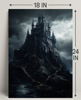The Enchanted Castle On The Cliff Poster