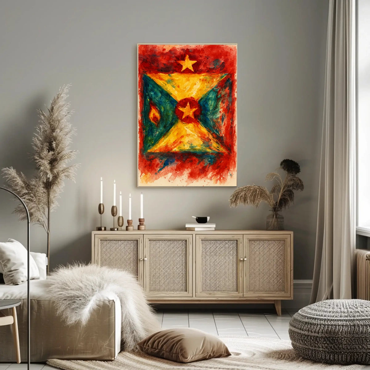 Vibrant Expression Poster