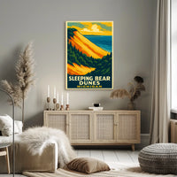 Sleeping Bear Dunes Michigan Poster
