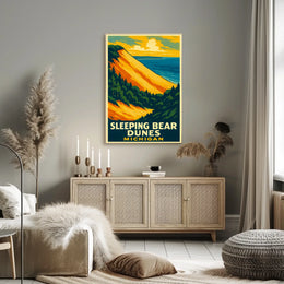 Sleeping Bear Dunes Michigan Poster