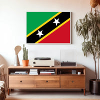 Saint Kitts and Nevis Flag Poster