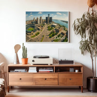 Detroit, Michigan Poster