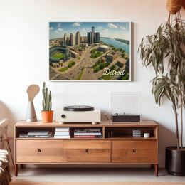 Detroit, Michigan Poster