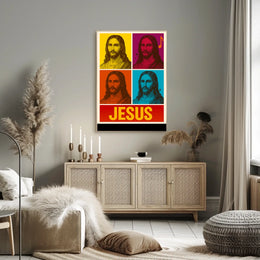 Jesus Pop Art Poster