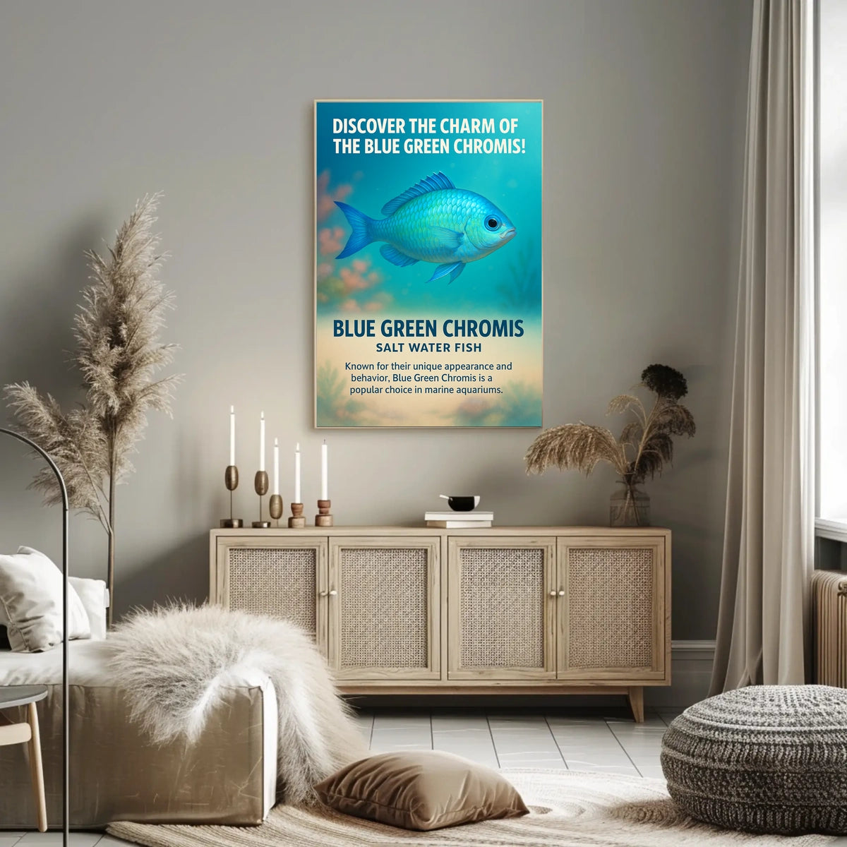 Discover The Charm Of The Blue Green Poster