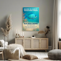 Discover The Charm Of The Blue Green Poster