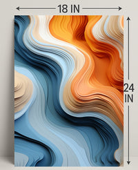 Flowing Colors Poster PosterGoat