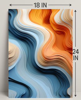 Flowing Colors Poster PosterGoat