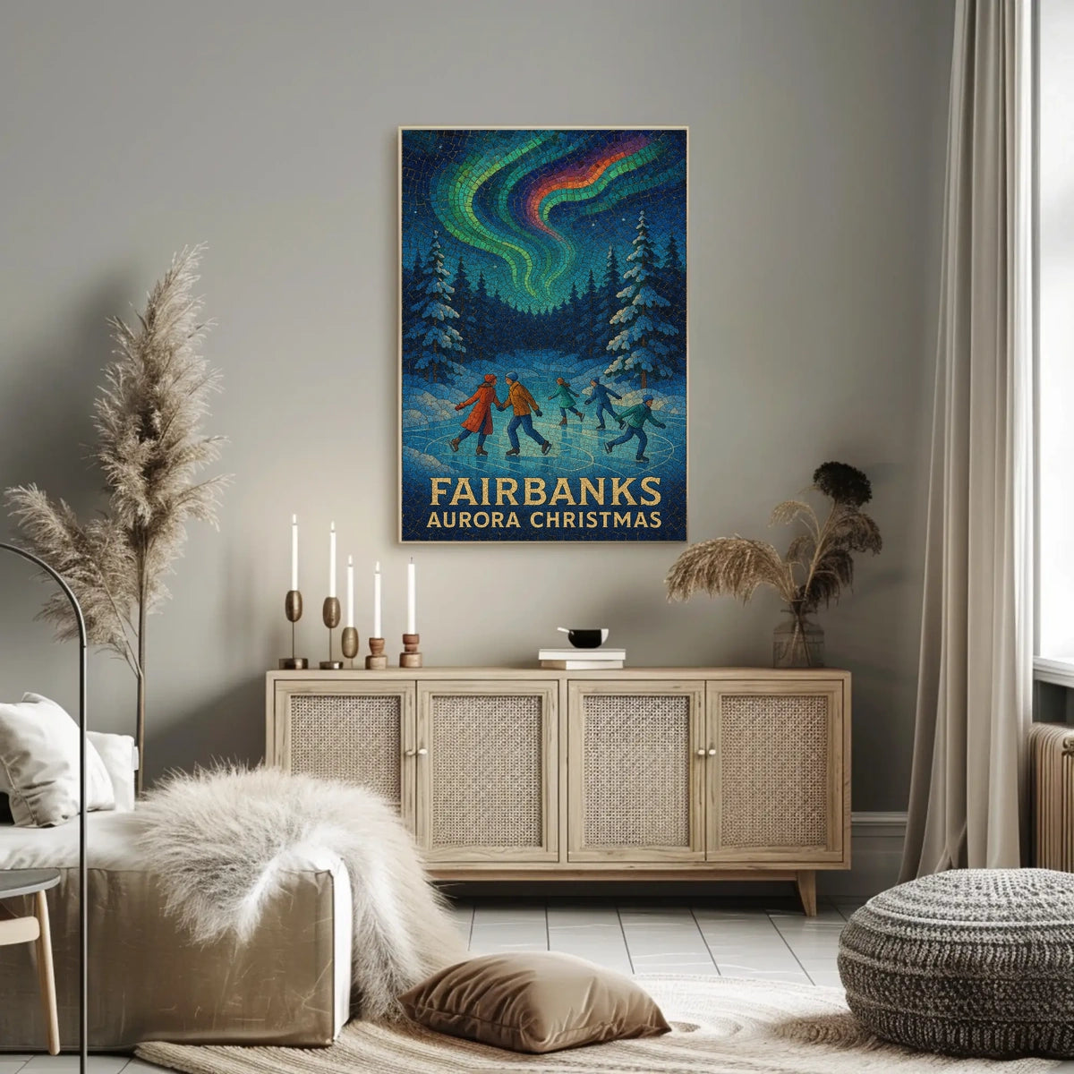 Fairbanks Aurora Poster
