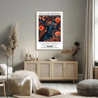 William Morris Textile Art Exhibition: Cultural or Heritage Poster