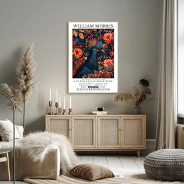 William Morris Textile Art Exhibition: Cultural or Heritage Poster