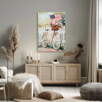 Vintage Bicycle Themed Home Decor Art Print 18x24 Poster