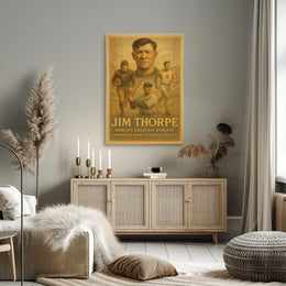 Celebrating a Legend Jim Thorpe Poster
