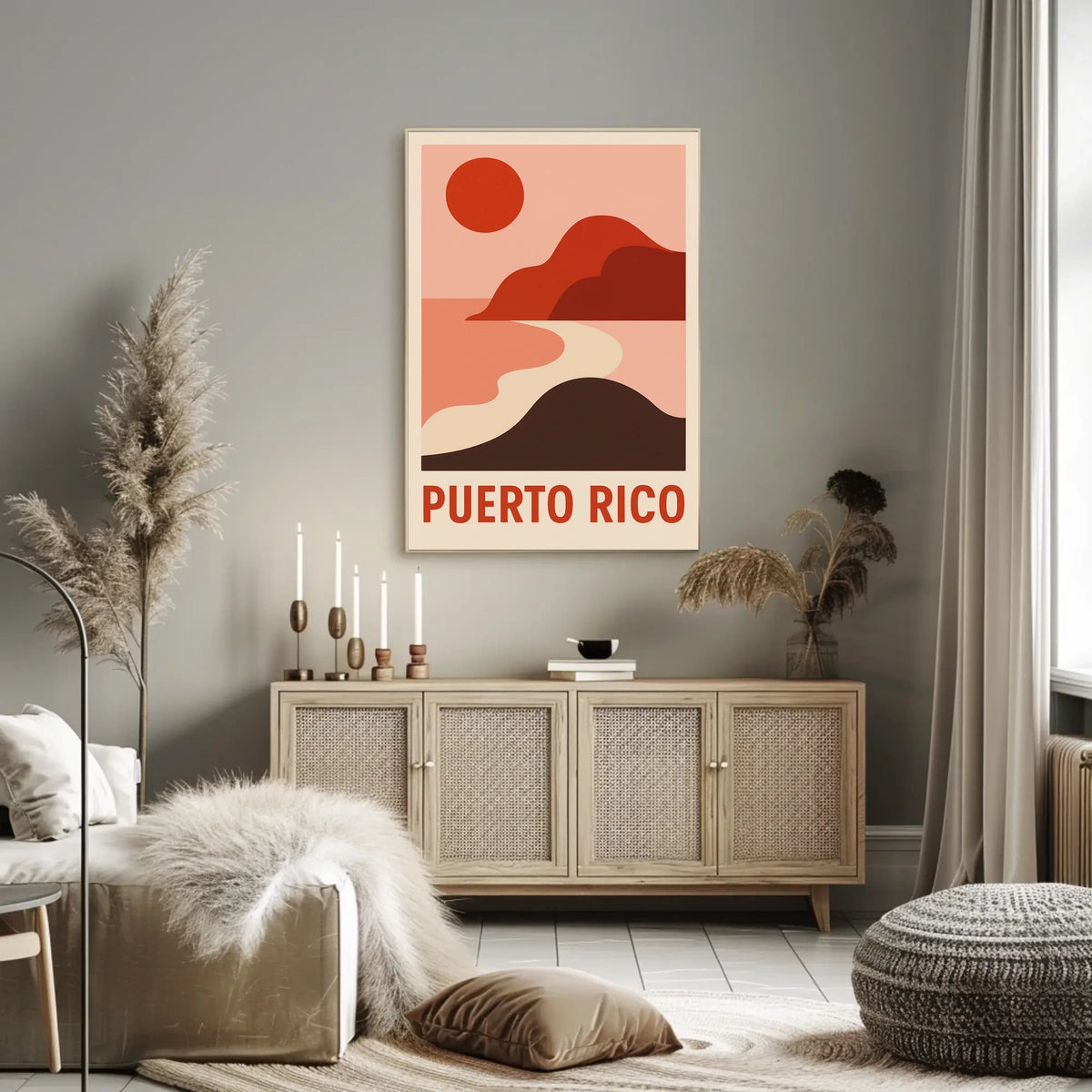 Puerto Rico Scenic Art Poster
