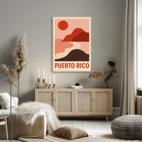 Puerto Rico Scenic Art Poster