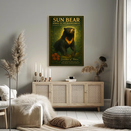 Sun Bear Jewel of the Rainforest Poster