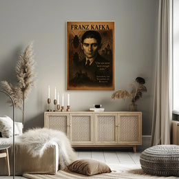 Franz Kafka Exploring The Shadows Of Poster