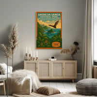 Modern Urban Skyline Art Poster