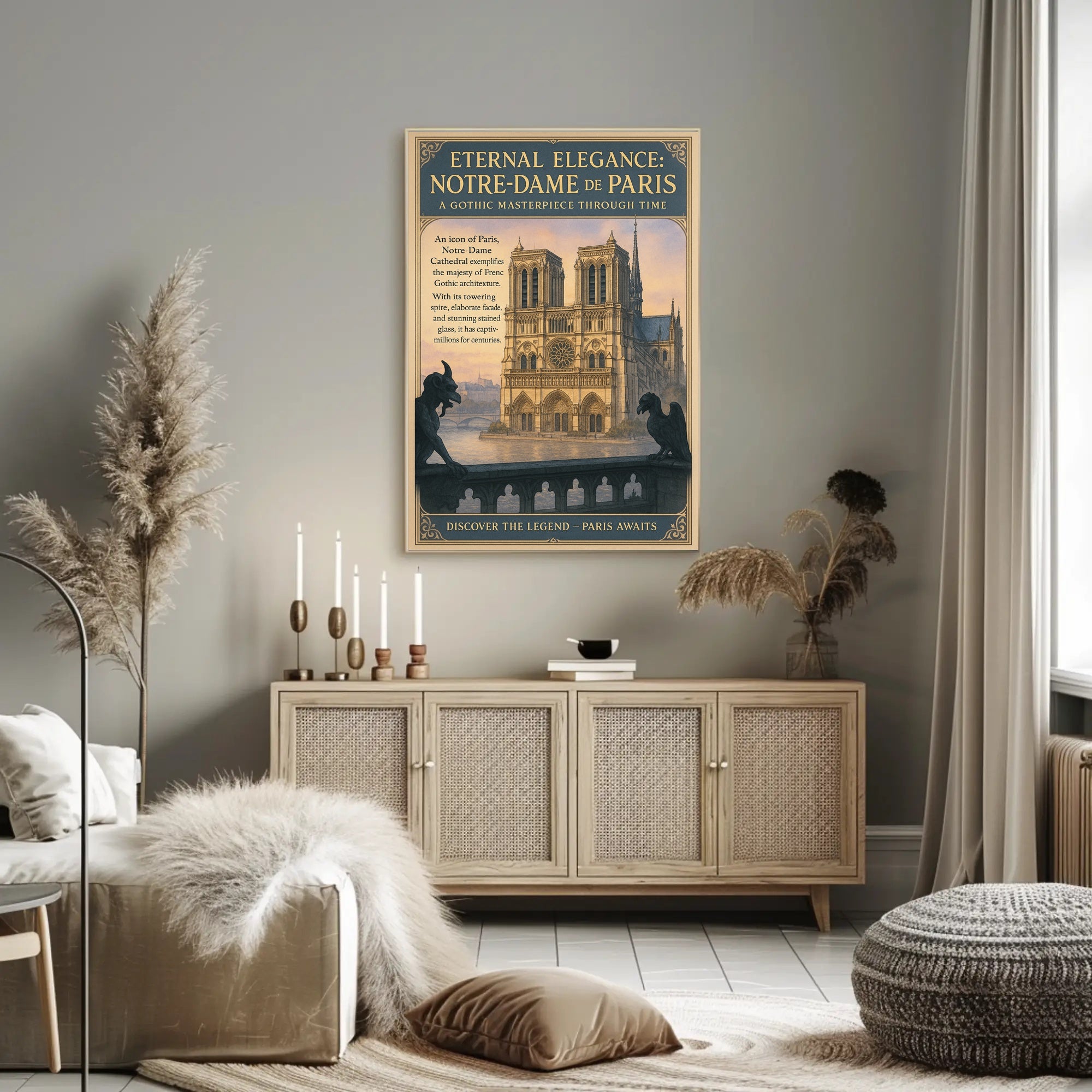 Eternal Elegance: Notre-Dame de Paris Poster PosterGoat