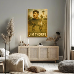Jim Thorpe Athletic Icon Poster