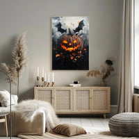 Spooky Jack-O-Lantern Poster