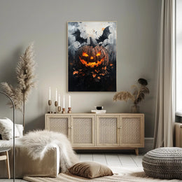 Spooky Jack-O-Lantern Poster