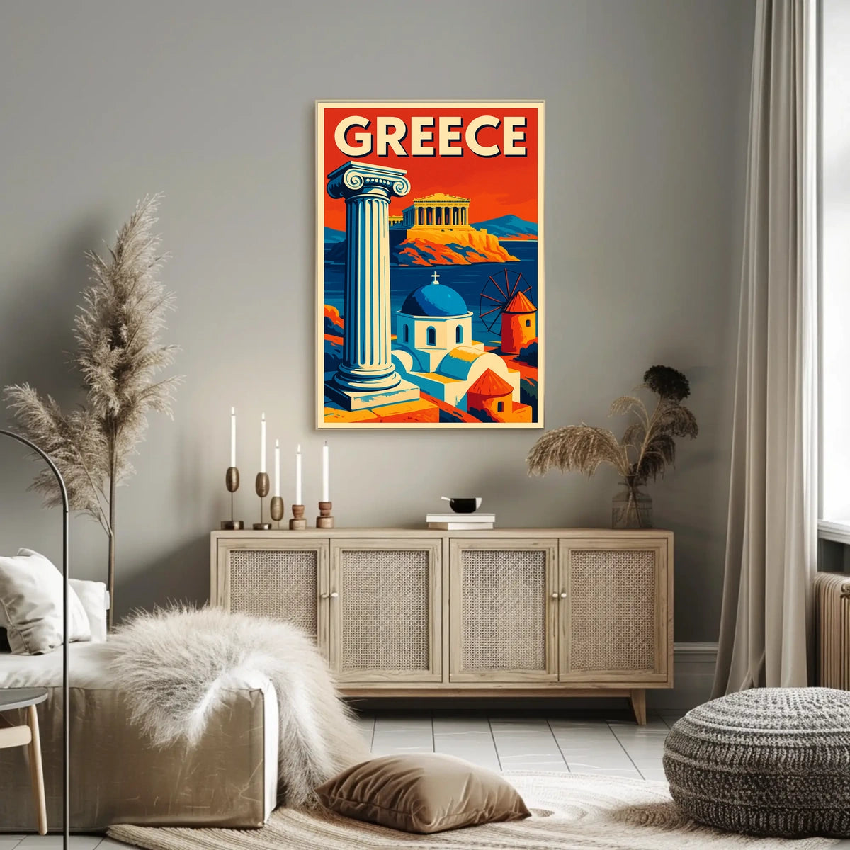 Greece A Timeless Journey Poster