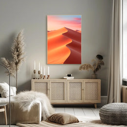 Desert Dunes at Sunset Poster