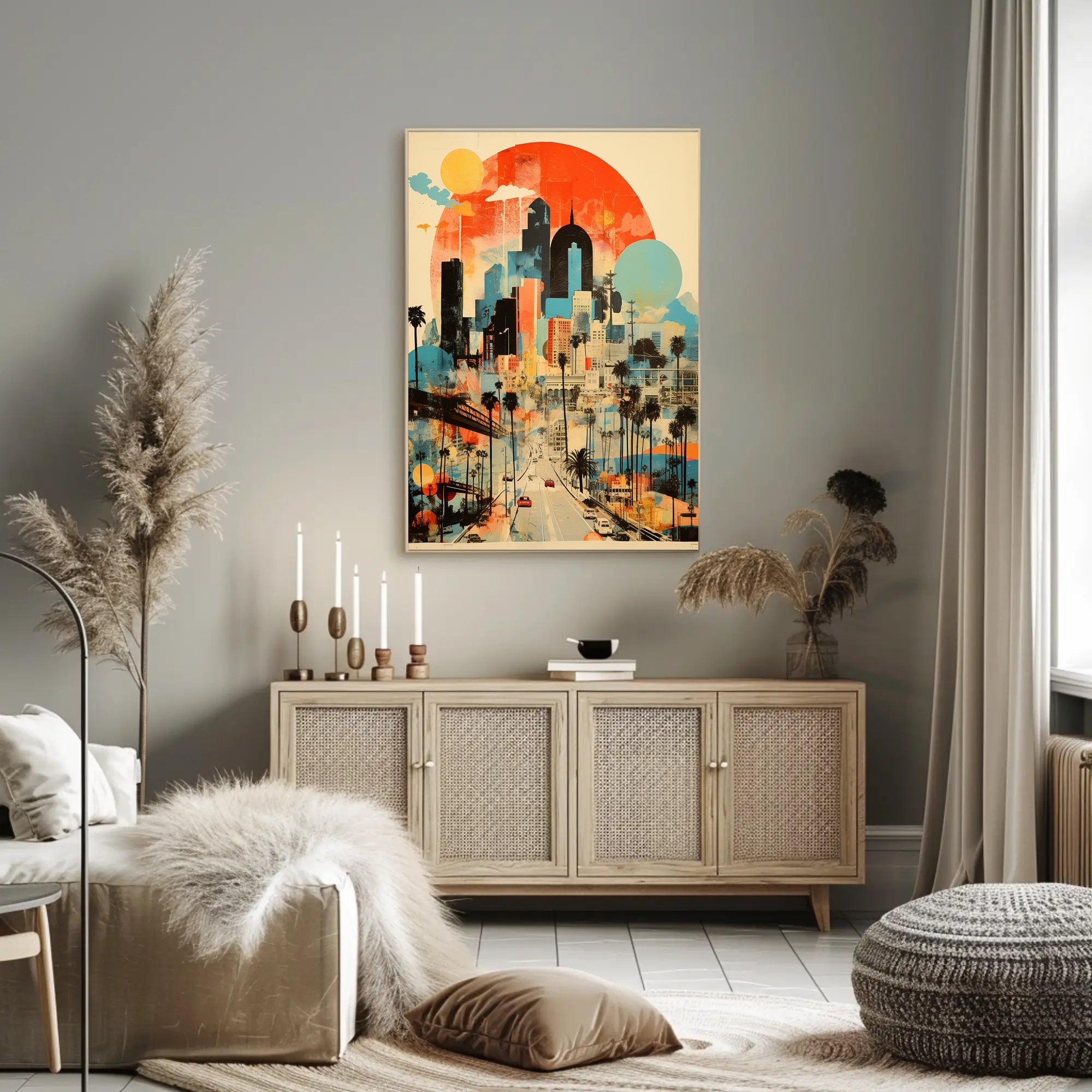 Urban Sunset Poster