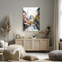 Istanbul Hagia Sophia Street View Landmark Turkey Poster