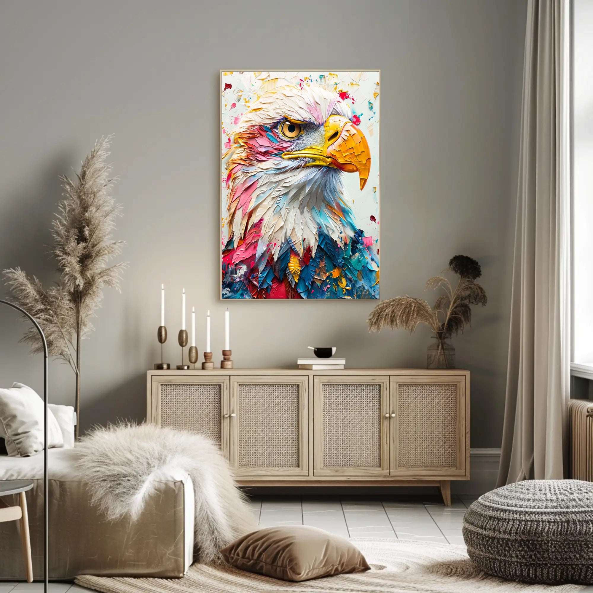 Mystical Elegance: Enchanting Pond Fantasy Art Poster PosterGoat