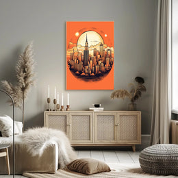 Urban Sunset Poster
