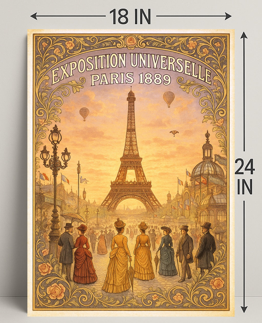 Exposition Universelle Paris 1889 Poster