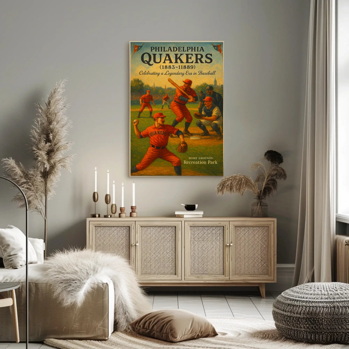 Philadelphia Quakers Celebrating A Poster