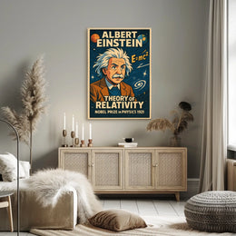 Albert Einstein Theory Of Relativity Poster