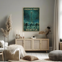Emerald Frost In Seattle Poster