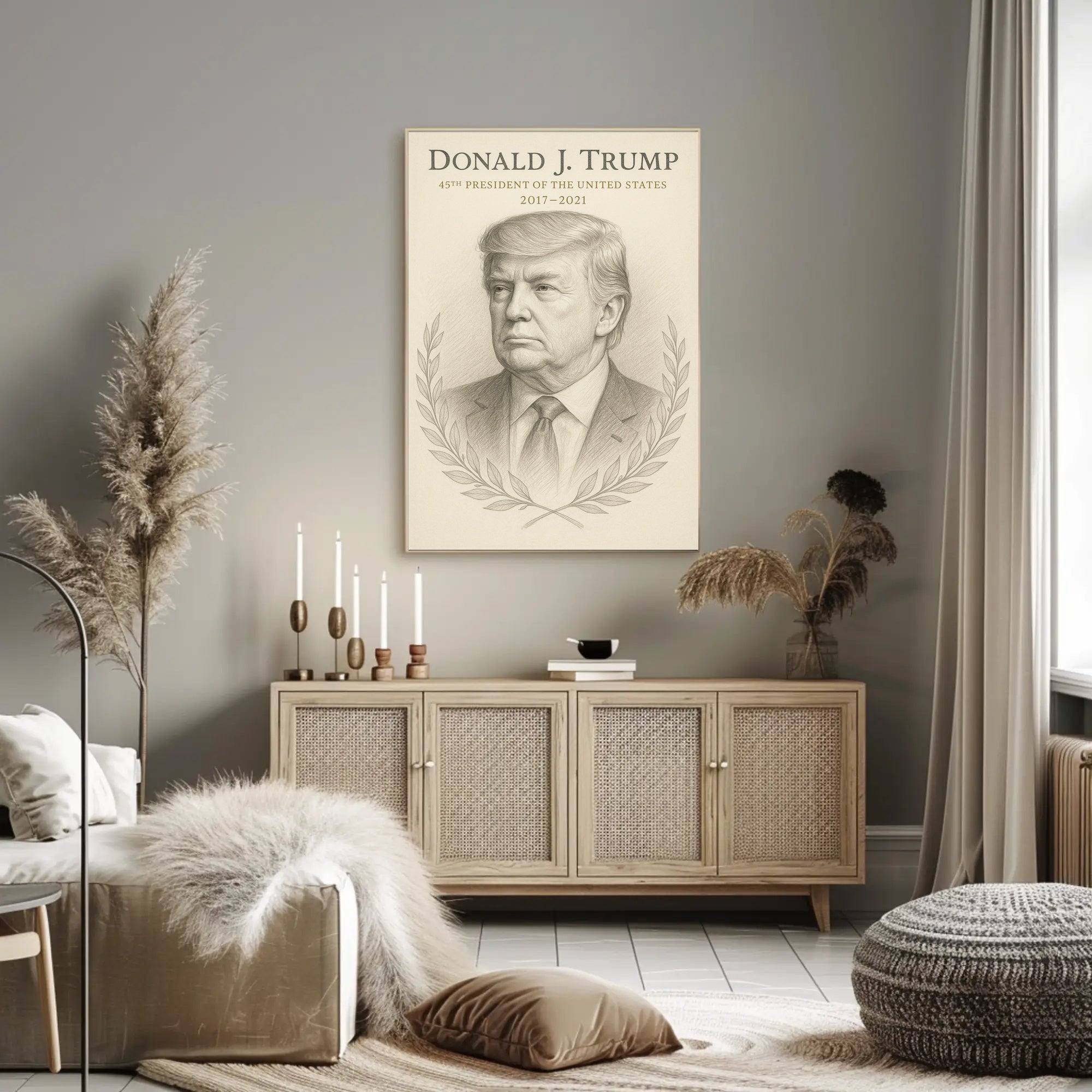 Donald J. Trump 45th President Poster PosterGoat
