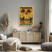 Phoenix Desert Frost Poster